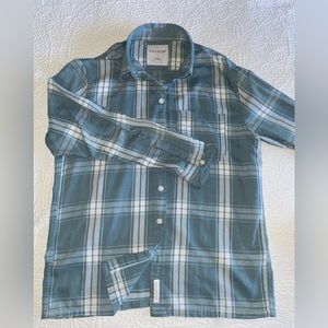 Hollister Blue Plaid Flannel